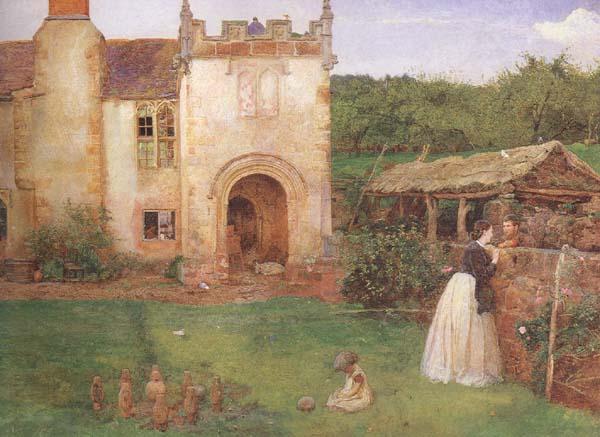 John William North,ARA Halsway Court (MK46) oil painting image